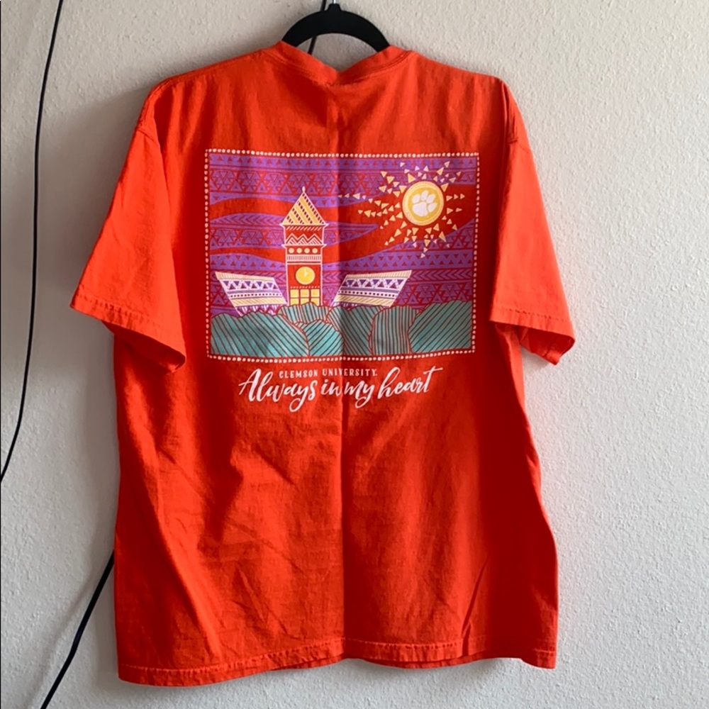 Clemson University comfort colors T-shirt